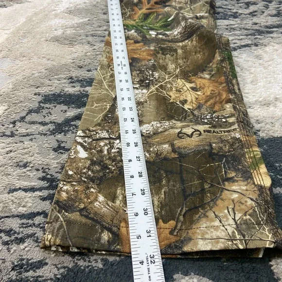 Vintage Rustic Ridge Hunting Pants Sz S Brown Realtree Camo Camping Outdoor - Picture 4 of 10